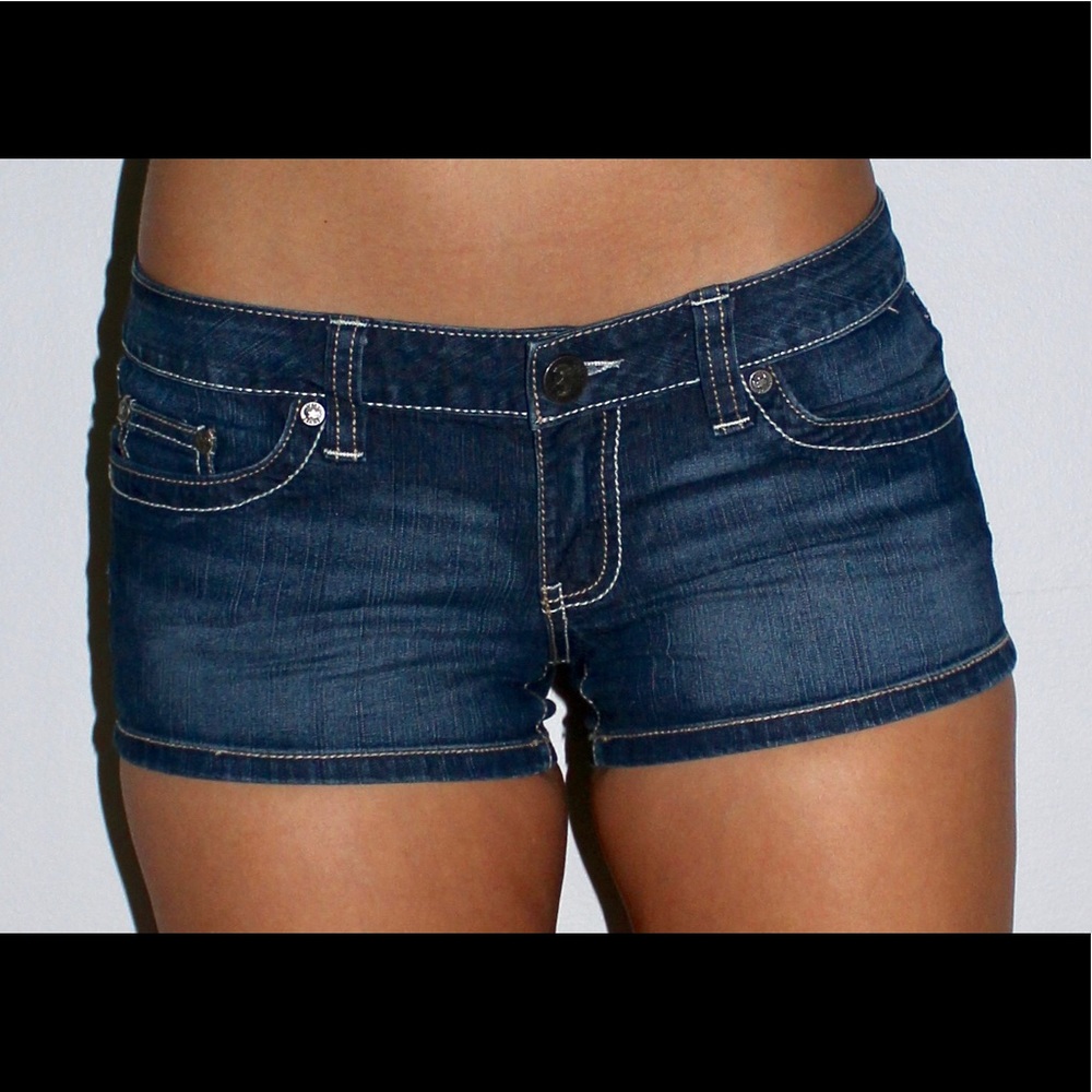 Denim shorts